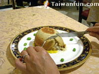 Old English Vegetable and Mushroom Pudding