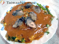 Jheng Jhao Oyster Omelet 