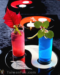 Cocktail: Red and Blue Shots