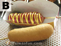 Toast Brother BBQ Toast Sandwich and Mr. Hot Corn Dog