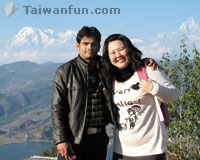 Prakash (Nepal) and Lucy Lin (Taiwan)