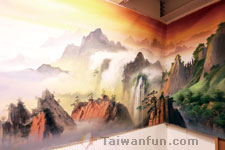 Theatrical scenery master brightens a dream-like life