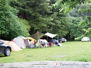 Camping out in Taichung's Guguan 